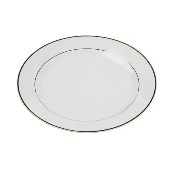 10" Gold Rim Plate