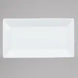 11" x 7" White Rectangular Plate