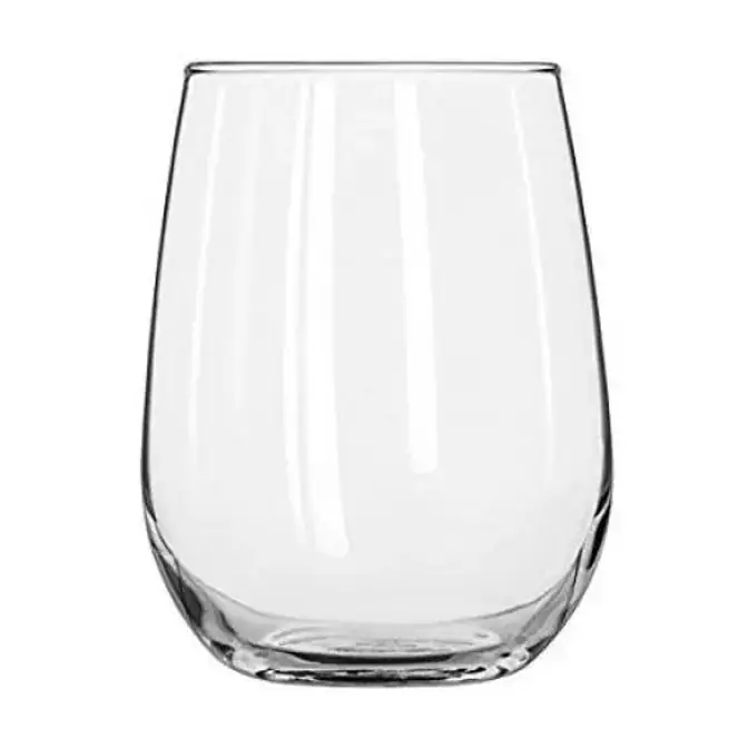 12 oz Elegance Stemless Wine Glass