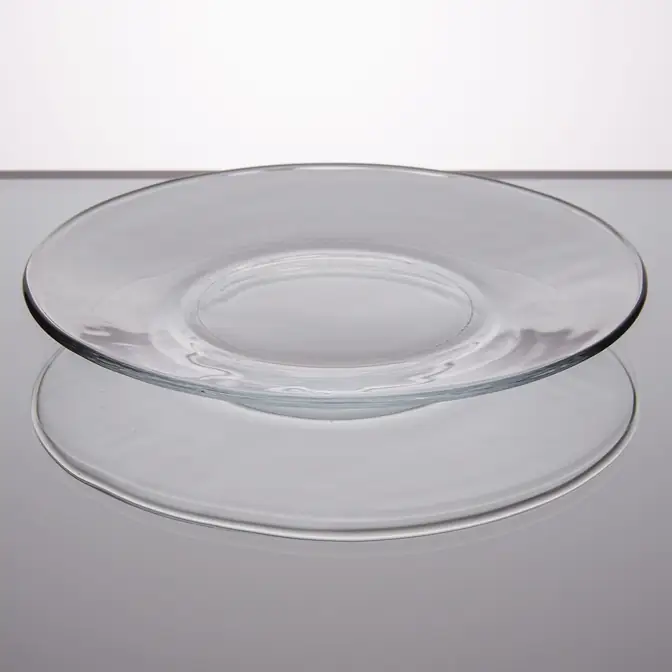 6" Clear Glass Plate