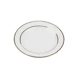 6" Gold Rim Plate