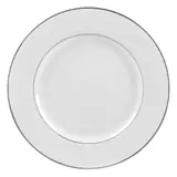 6" Silver Band China Plate