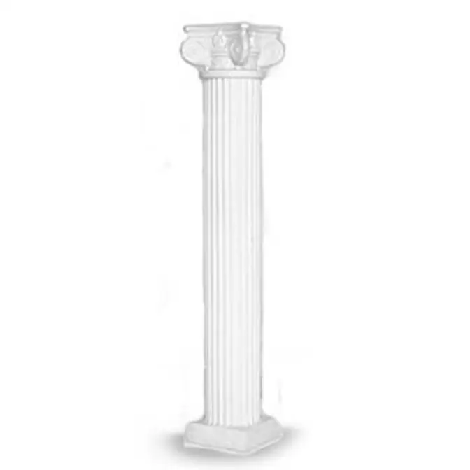 6' White Column