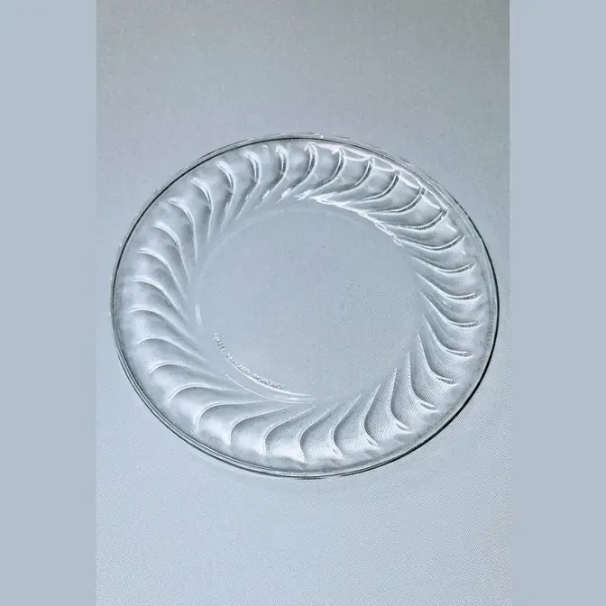 7.5" Spiral Clear Plate