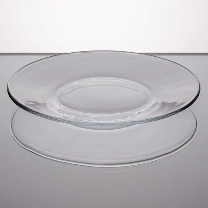 7" Clear Glass Plate