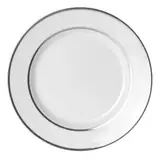 7.5" Silver Band China Plate