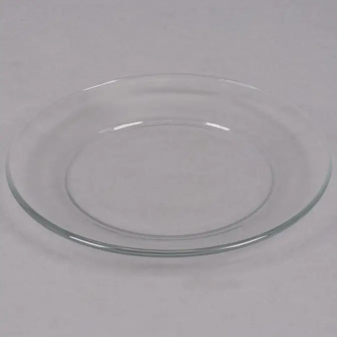 8" Clear Glass Plate