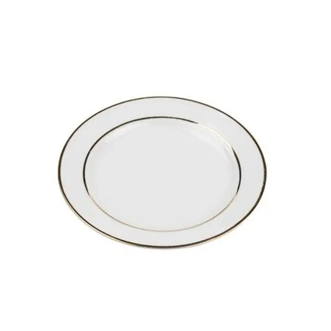 8.25" Gold Rim Plate