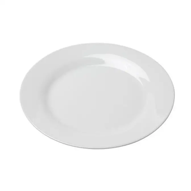 8.25" White China Plate — Salad or dessert