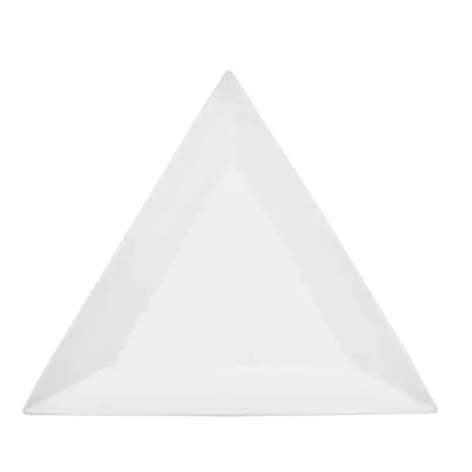 8.5" Triangle China Plate