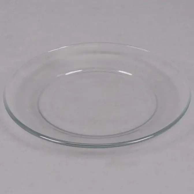 9" Clear Glass Plate