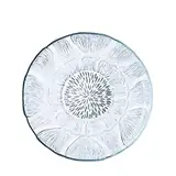 9" Etched Glass Plate