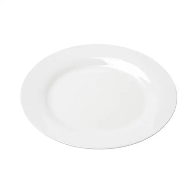 9" White China Plate