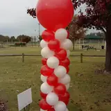 Balloon Column — Single or paired, with a topper of your choice