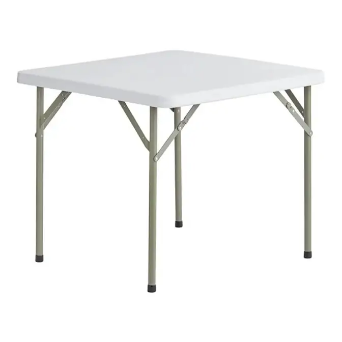 Card Table — 34" square; black or white
