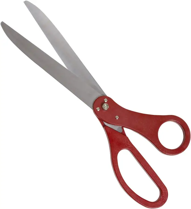 Ceremony Scissors — Oversized, for ribbon cuttings