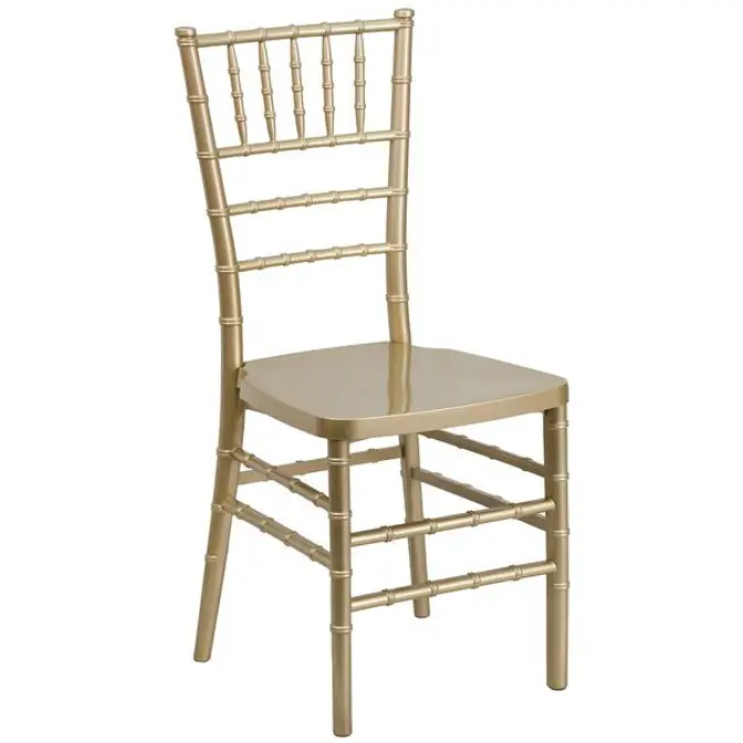 Chiavari Chair with Pad — White Wash, Fruitwood, Silver, Gold, or Natural Wood