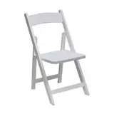 Children's White Wood Chair