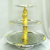 Gold Cherub Cupcake Stand