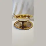 Gold Punch Bowl Set