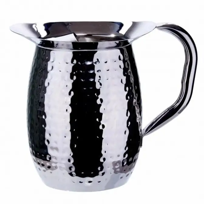 Hammered Water Pitcher