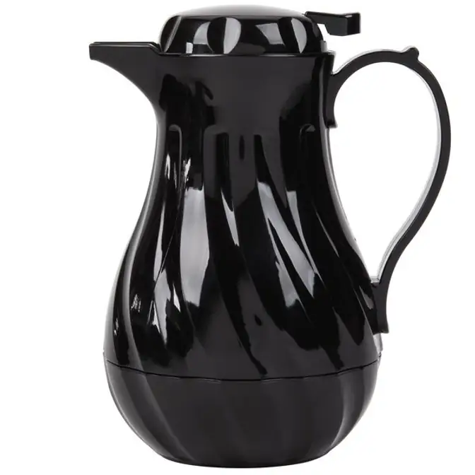 Plastic Coffee Carafe — Black or white spiral