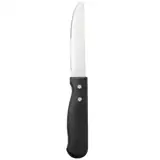 Restaurant Steak Knife — Black handle