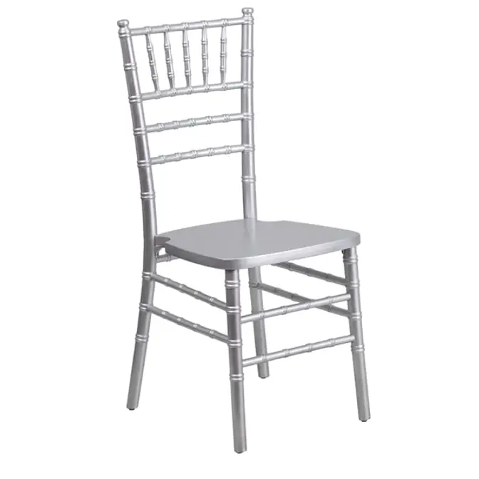 Silver Chiavari Chair — Cushion included