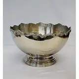 Silver Punch Set — Silver punch bowl set