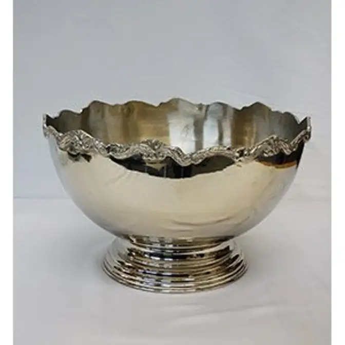 Silver Punch Set — Silver punch bowl set