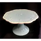 Small Aqua China Cupcake Stand