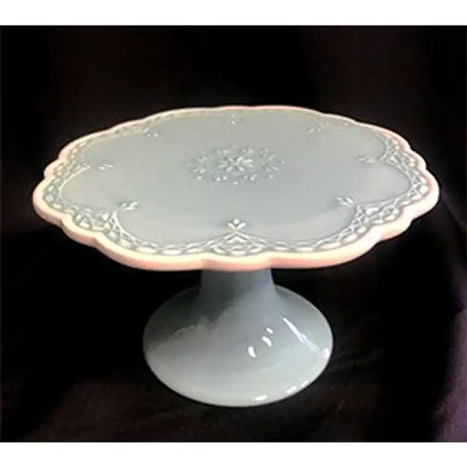 Small Aqua China Cupcake Stand