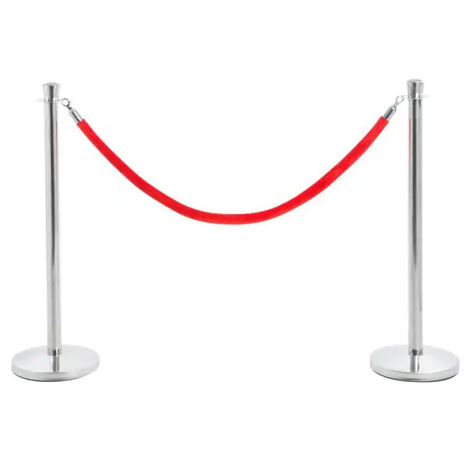 Stanchion with Red Rope