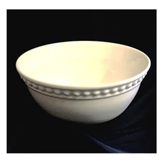 White China Serving Bowl, 3 gal.
