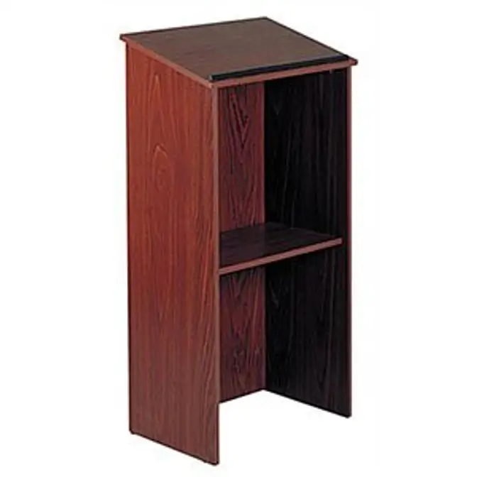 Wooden Lectern — Mahogany podium